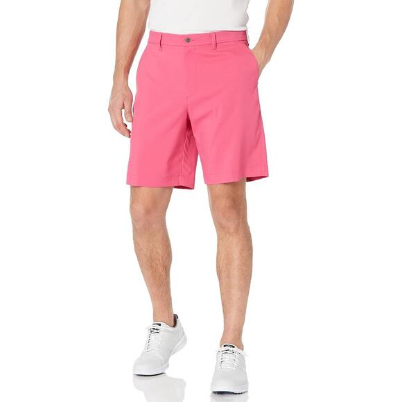 NWT Callaway Men's Pink Opti-Stretch Active Waistband Solid Shorts Size 38 - Picture 1 of 7